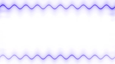 Soyut Mavi Dalga Çerçevesi