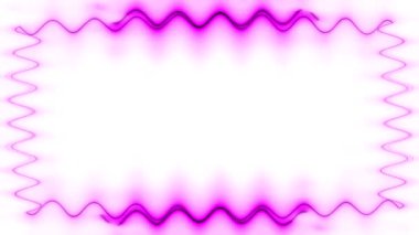 Soyut Pembe Dalgalı Çerçeve