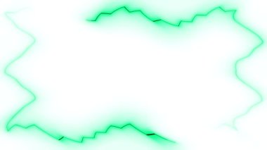 Yeşil Parlak Çerçeve Kenarlığı