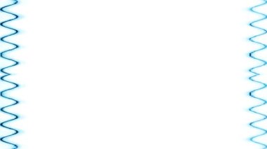 mavi kurdeleli beyaz kağıt arkaplan