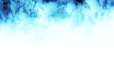 Soyut Mavi ve Beyaz Dijital Sanat