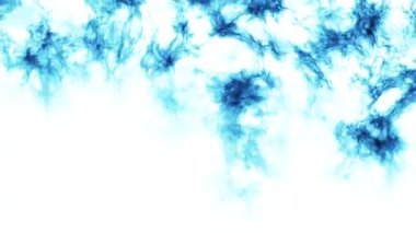 Soyut Mavi ve Beyaz Girdaplar