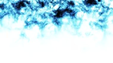 Soyut Mavi ve Beyaz Bulutlar