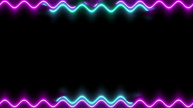 Neon Işıkları Çerçeve Arkaplanı
