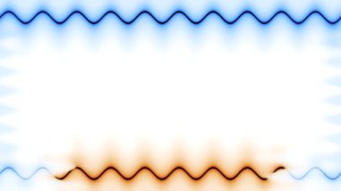 Dalga Çizgileri ve Canlı Renk Şeması ile Soyut Dijital Sanatsal Çalışmalar