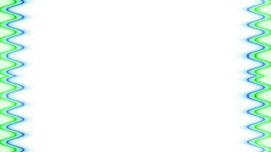 Soyut Yeşil ve Mavi Dalgalar