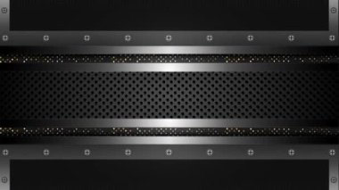 Parlak Ayrıntılı Soyut Metalik Arkaplan