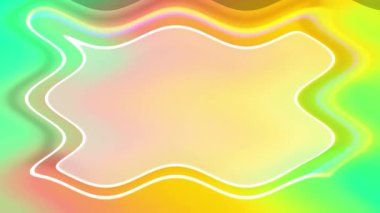 Soyut Renkli Çerçeve Konsepti