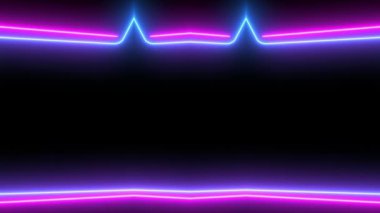 Neon Işık Çerçeve kavramı