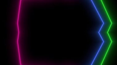 Neon Kenarlık Çerçeve Konsepti