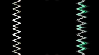 Siyah Arkaplan ile Soyut Satırlar