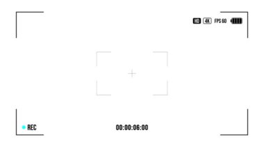 Kamera Kayıt Ekran çerçevesi kavramı