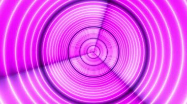 Soyut Neon Çemberleri çerçeve kavramı