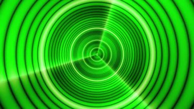 Soyut yeşil daire desen