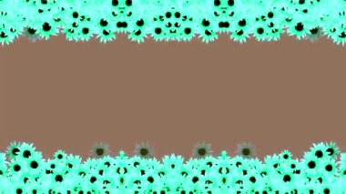 Çiçek çerçevesi konsepti