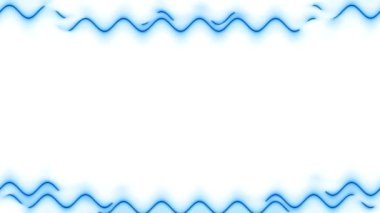 Soyut Mavi Dalga Kenarlığı