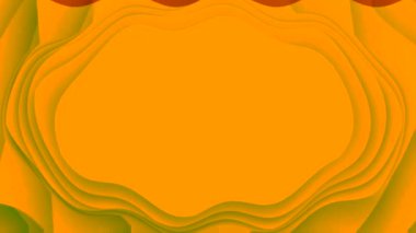 Soyut Turuncu ve Yeşil Desenli Arkaplan