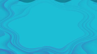 Soyut Mavi Kağıt Kesiği Arkaplanı