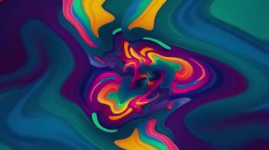 Soyut renkli girdaplar