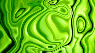 Soyut Yeşil Girdap Deseni