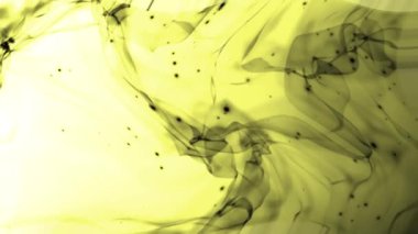 Soyut Sarı ve Siyah Girdaplar