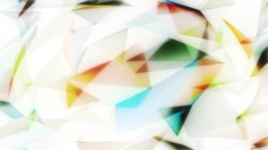 Canlı Renklerle Soyut Geometrik Tasarım