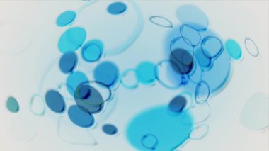 Kabarcıklı soyut mavi arkaplan