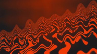 Soyut Kırmızı ve Siyah Dalgalı Arka Plan