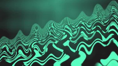 Dalgalarla soyut arkaplan. 3d oluşturma