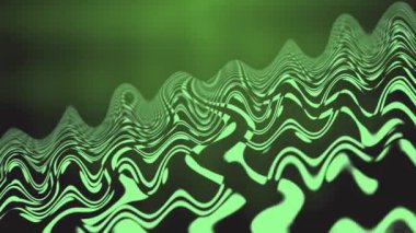 parçacıklı yeşil dalga