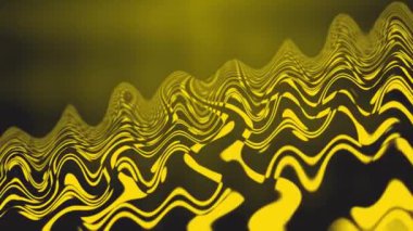 Soyut Sarı Dalga Deseni Arkaplanı