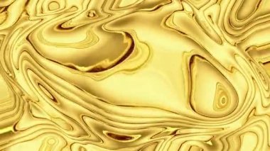 Soyut Altın Sıvı Girdapları