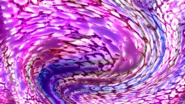Soyut Girdap Dizaynı Pembe, Mor ve Beyaz