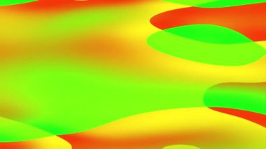 Soyut Yeşil ve Kırmızı Gradyan Arkaplanı