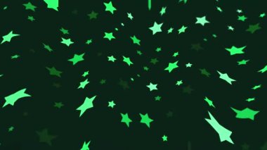 Soyut yeşil yıldız arka plan
