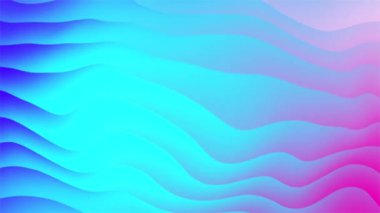 Mavi ve Pembe Gradyanlı Soyut Dalga Arkaplanı
