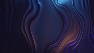 Soyut Mavi ve Mor Dalgalar