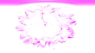 Pembe Sıvı Serpinti Soyut