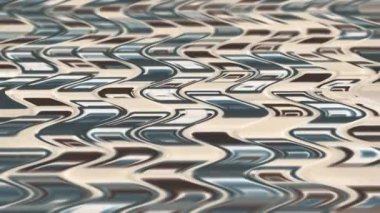 Sıcak Tonlarda Soyut Dalgalı Desen