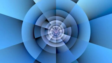 soyut mavi daire modeli