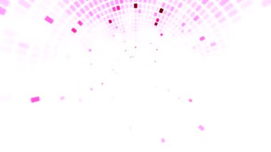 Soyut Pembe ve Beyaz Mozaik