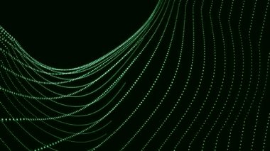 Soyut Yeşil Işıklar Deseni