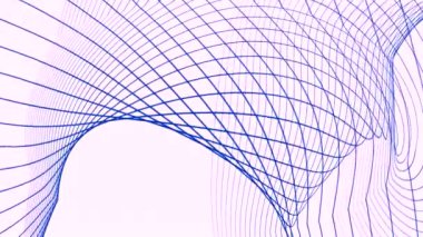 Soyut Mavi ve Mor Çizgiler