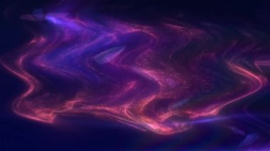 Soyut Mor ve Mavi Işıklar