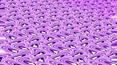 Soyut Mor ve Beyaz Desen