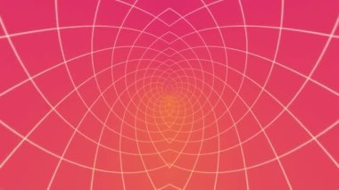 Soyut Pembe ve Beyaz Spiral Tasarım