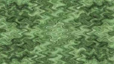 Soyut Yeşil Dalga Deseni