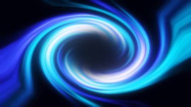Soyut Dönen Mavi ve Beyaz Işık