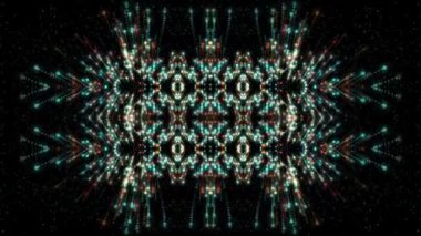 Işıkların soyut Kaleydoskobu