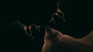 fantezi kaotik renkli fraktal desen. Soyut fraktal şekiller. 3d resimleme arkaplanı veya duvar kağıdı oluşturuluyor.